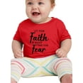 thumbnail image 1 of Let Faith Be Bigger Than Fear T-Shirt Infant -Smartprints Designs,  18 Months, 1 of 4