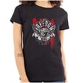 thumbnail image 1 of Let Freedom Ring American Flag Eagle Womens Slim Fit Graphic Tee Brisco Brands S, 1 of 6