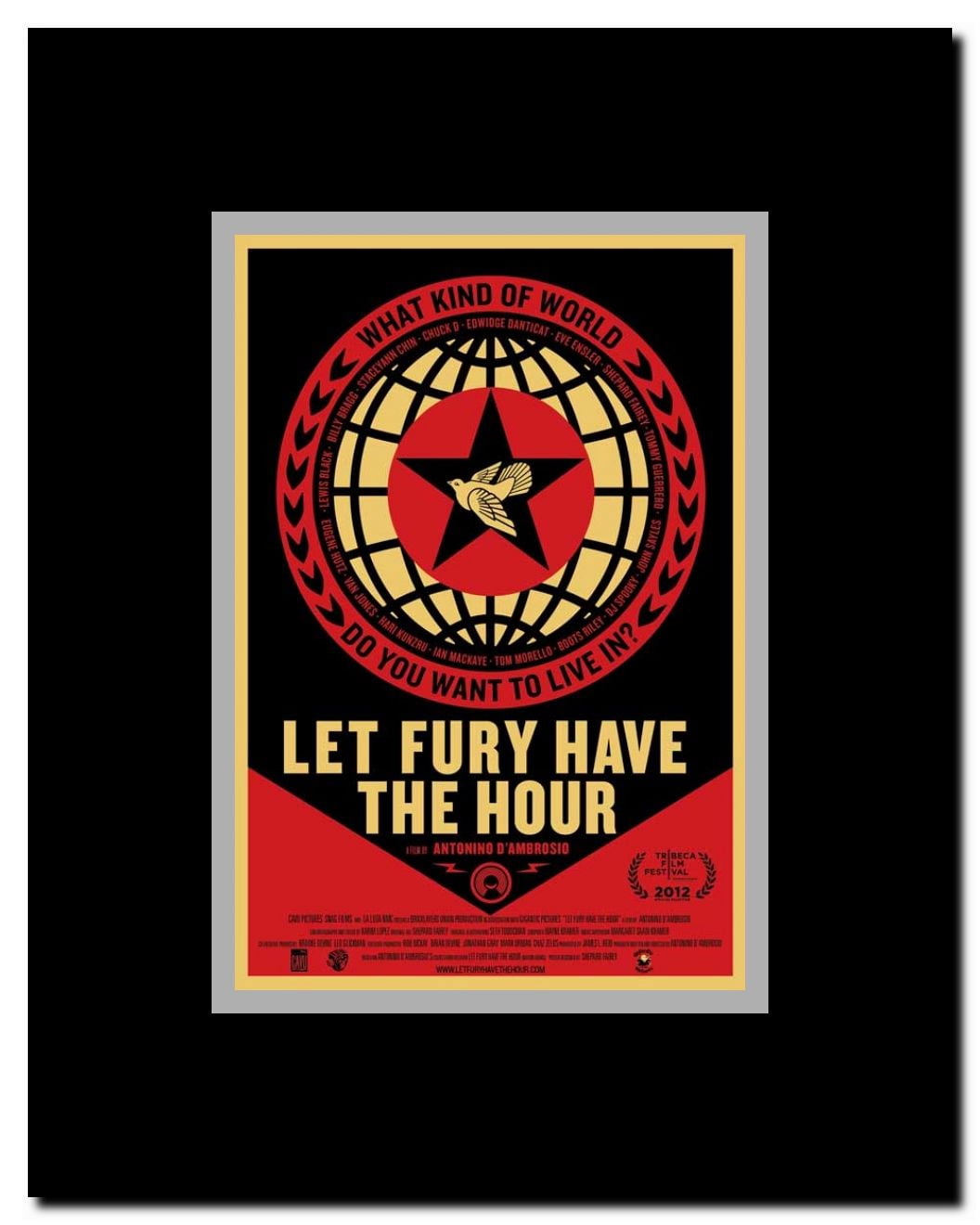 Let Fury Have the Hour Framed Movie Poster