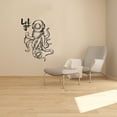 thumbnail image 1 of Let Go - Life Moticational Quote Octopus Underwater Animal Scuba Diving Gear Silhouette Vinyl Wall Art Sticker Decal Home Underwater Activity Wall Décoration Design Wall Décor Decal Size (20x18 inch), 1 of 3