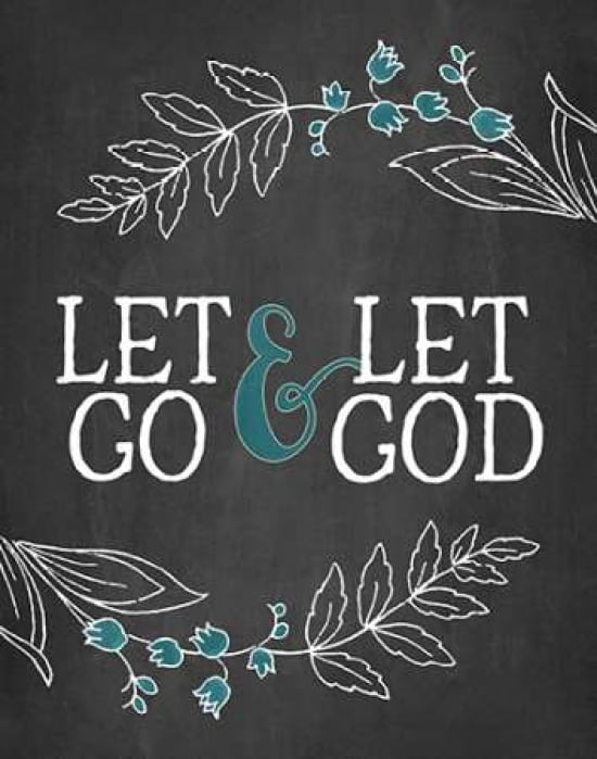 Let Go and Let God Canvas Art - Amy Cummings (22 x 28)