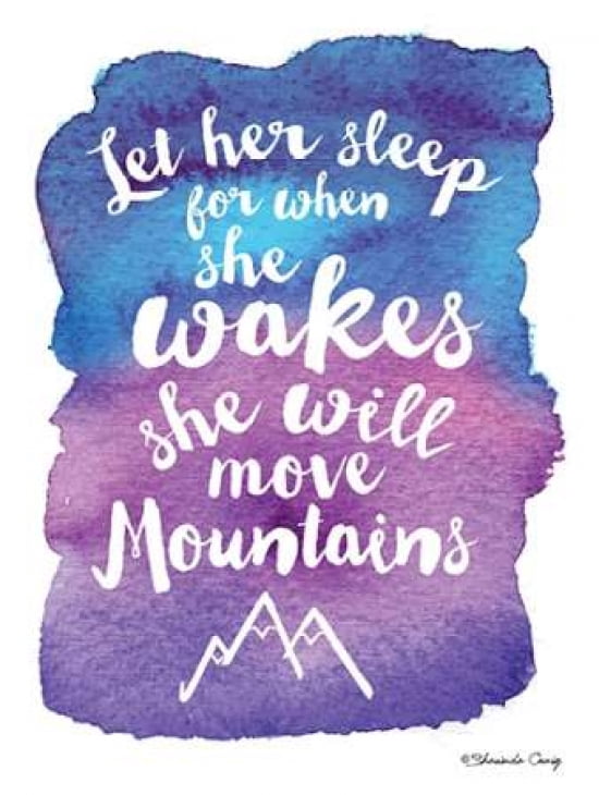 Let Her Sleep Canvas Art - Shawnda Craig (18 x 24)
