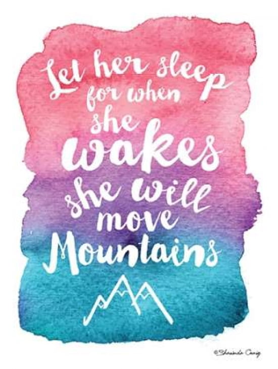 Let Her Sleep II Canvas Art - Shawnda Craig (18 x 24)