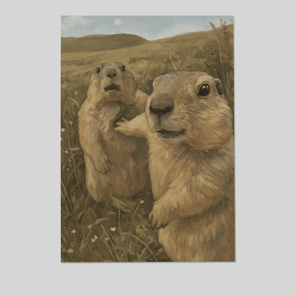 Let Him Cook Meme Art Print, Funny Marmot Poster, Viral Internet Wall Art Full Size 24''x36'' The Golden Shop
