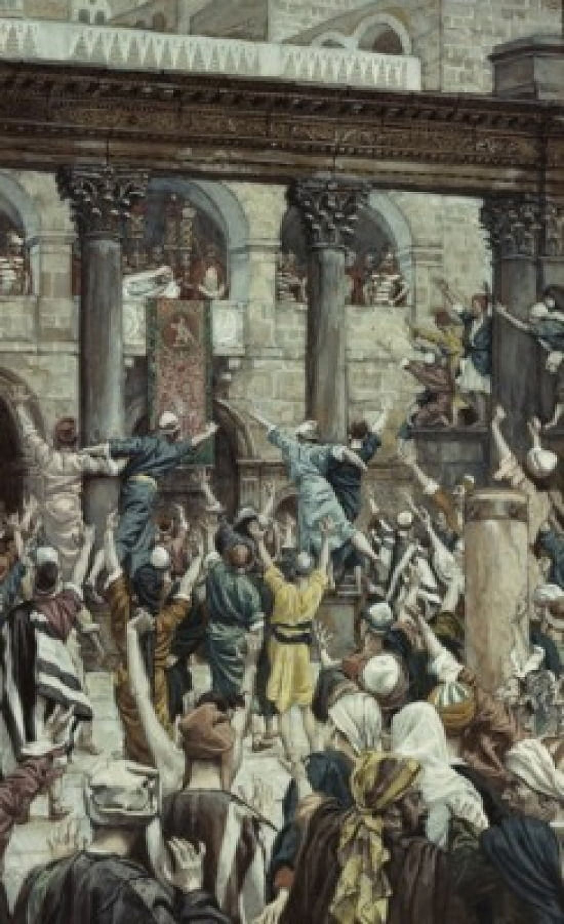 Let Him be Crucified James Tissot (1836-1902 French) Canvas Art - James Tissot (18 x 24)