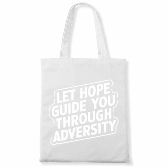 Let Hope Guide You Through Adversity Cool 70'S Party Halloween Disco Women Canvas Bag 1Pc