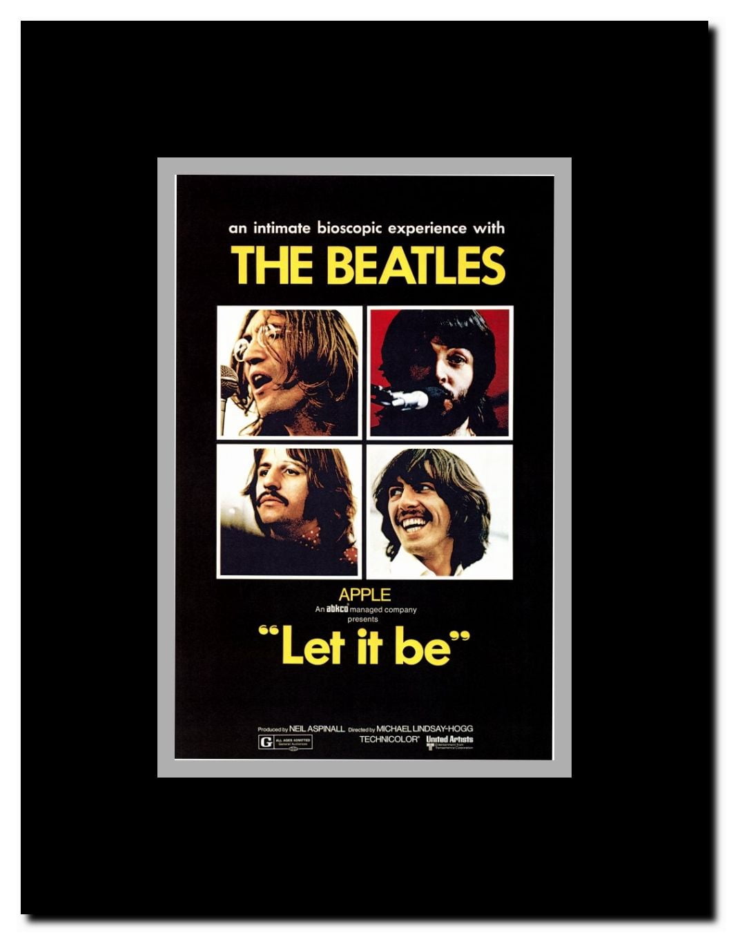 Let It Be Framed Movie Poster