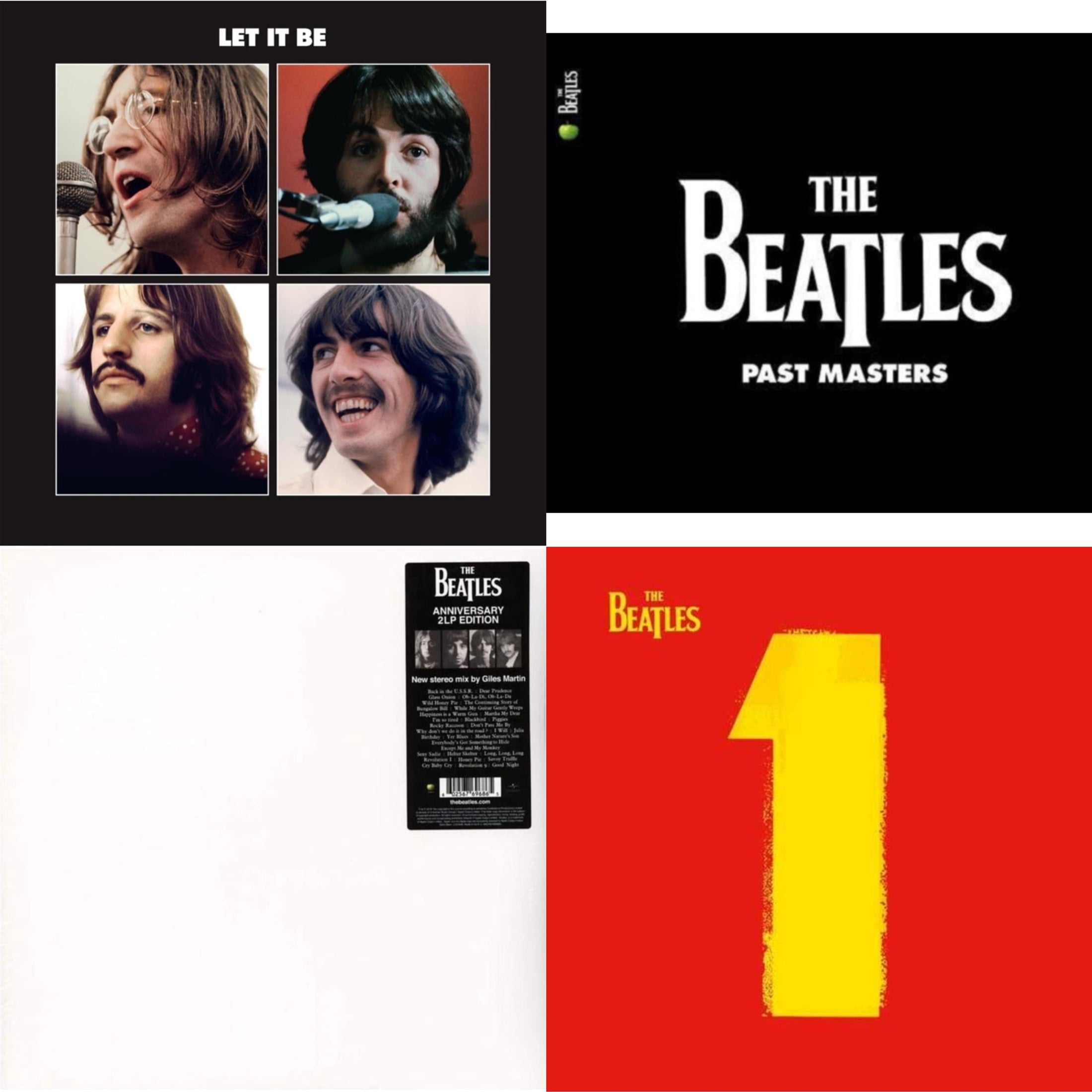 THE BEATLES PAST MASTERS & LET IT BE THE BEATLES PAST MASTERS