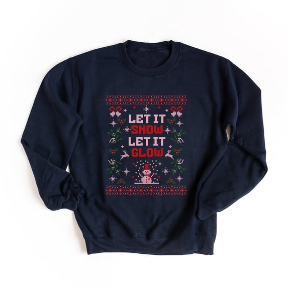 Let It Glow - Women's Graphic Sweatshirt