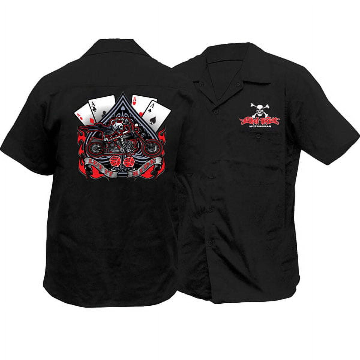Let It Ride Work Shirt Black MD