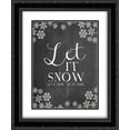 thumbnail image 1 of Let It Snow 2x Matted 20x24 Black Ornate Framed Art Print by Cummings, Amy, 1 of 2