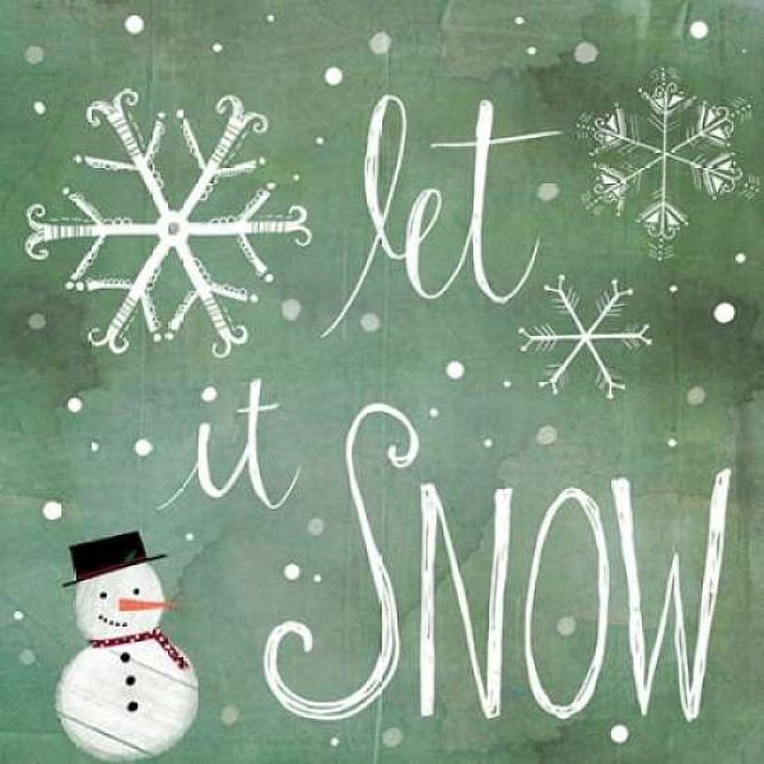 Let It Snow Canvas Art - Katie Doucette (24 x 24)