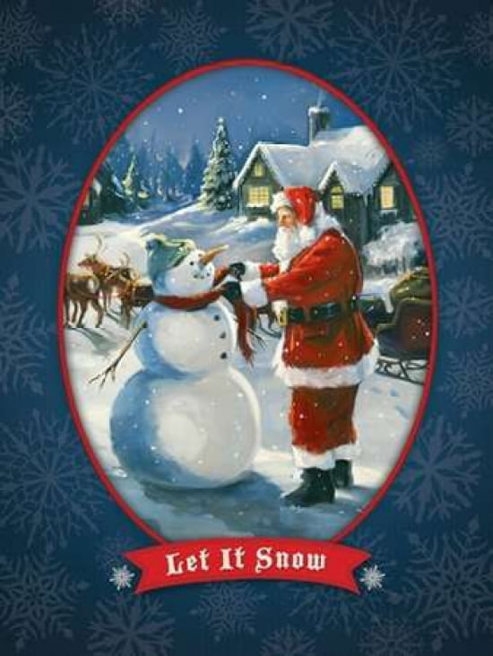 Let It Snow Canvas Art - Susan Comish (18 x 24)