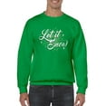 thumbnail image 1 of Let It Snow Christmas Holiday Men's Sweatshirt, 1 of 4