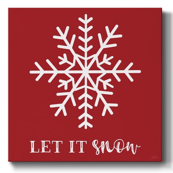 Let It Snow- Gallery Wrapped Canvas