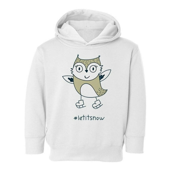 Let It Snow Owl. Hoodie Toddler -Image by Shutterstock,  5 Toddler