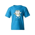 thumbnail image 1 of Let It Snow Owl. T-Shirt Juniors -Image by Shutterstock,  Small, 1 of 4