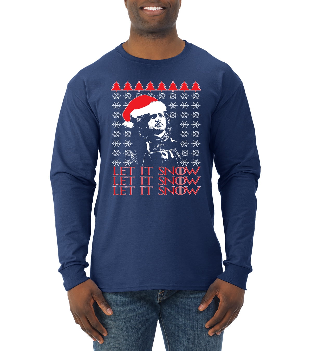Let it snow jon snow sweater hot sale