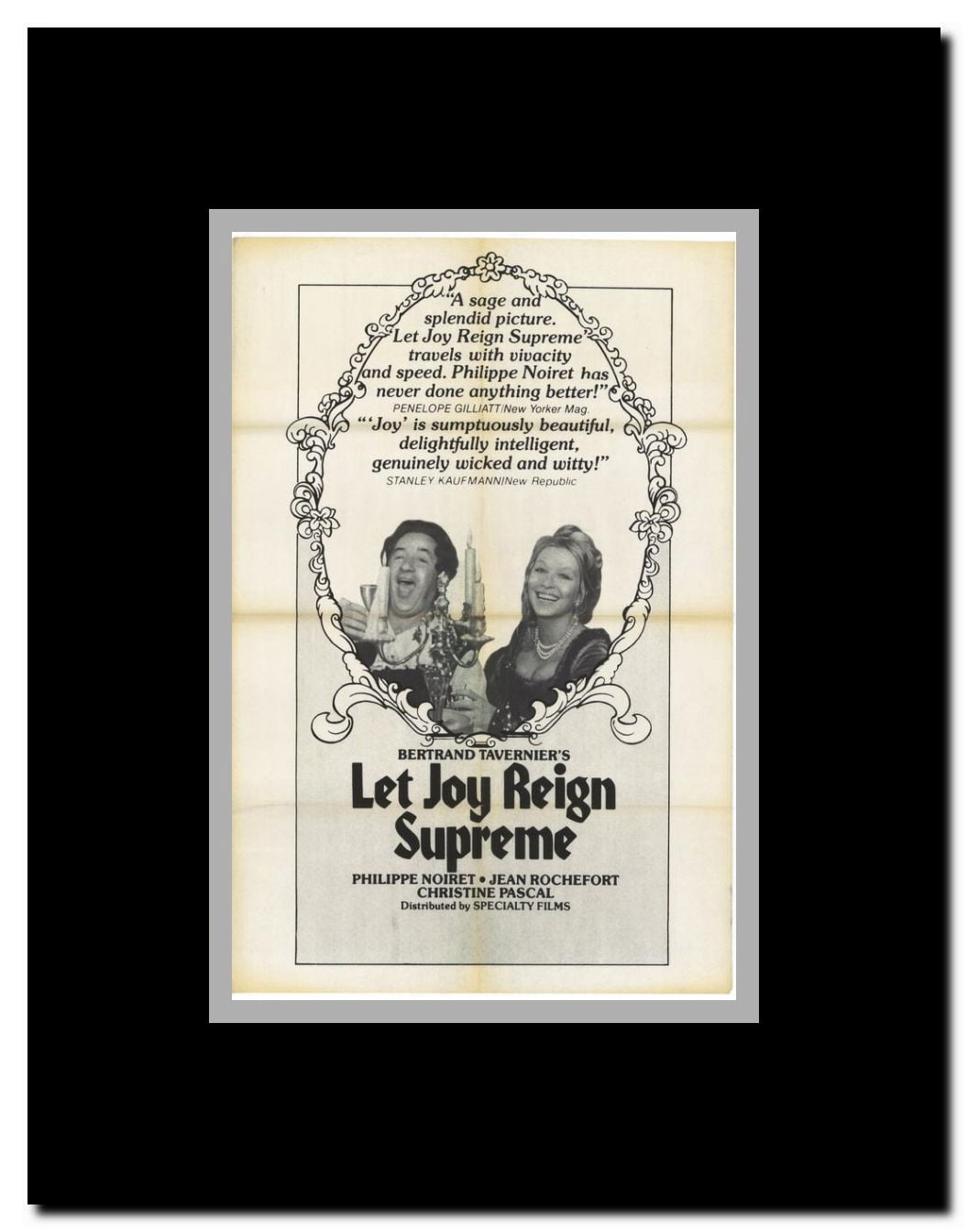Let Joy Reign Supreme Framed Movie Poster