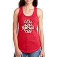 thumbnail image 1 of Let Life Surprise You Art Racerback Tank Women -Image by Shutterstock, Female Large, 1 of 4