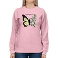 thumbnail image 1 of Let Life Surprise You Daisies Sweatshirt Women -Image by Shutterstock, Female Medium, 1 of 4