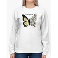 thumbnail image 1 of Let Life Surprise You Daisies Sweatshirt Women -Image by Shutterstock, Female x-Large, 1 of 4