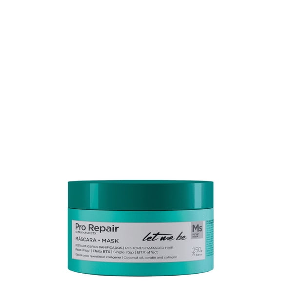 Let Me Be - Linha Pro Repair - Mascara Botox Restauradora 250 Gr - (Pro Repair Collection - Recovery Botox Mask Net 8.81 Oz)