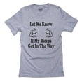 thumbnail image 1 of Let Me Know If My Biceps Get In The Way Men's Grey T-Shirt, 1 of 2