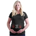 thumbnail image 1 of Let Me Out Expecting Horror Halloween Women's Maternity T Shirt Tee Brisco Brands S, 1 of 7