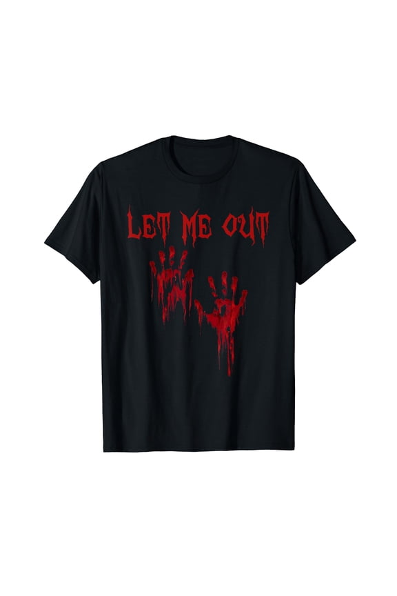 Let Me Out Hands Creepy Scary Halloween T-Shirt