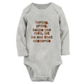 thumbnail image 1 of Let Me See That Casserole Thanksgiving Shirt Funny Rompers, Newborn Baby Unisex Bodysuits, Infant Jumpsuits, Toddler 0-12 Months Kids Long Sleeves Oufits (Gray, 0-6 Months), 1 of 4
