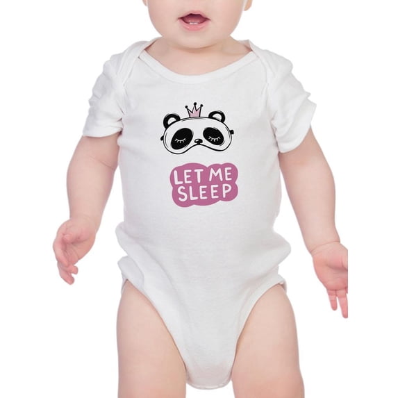 Let Me Sleep Panda Bodysuit Infant -Image by Shutterstock, 12 Months