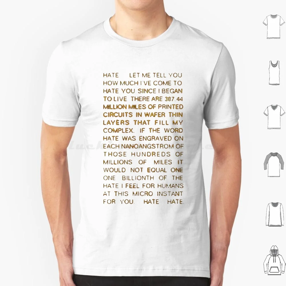 Let Me Tell You How Much I've Come To Hate You ( Ii ) T Shirt Cotton ...