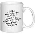 thumbnail image 1 of Let Them Misunderstand You Judge You Inspirational Coffee Mugs, Motivational Inspirational Gifts for Women Men Friends Coworkers, Encouragement Gifts Ceramic Coffee Mug 11 oz, 1 of 5