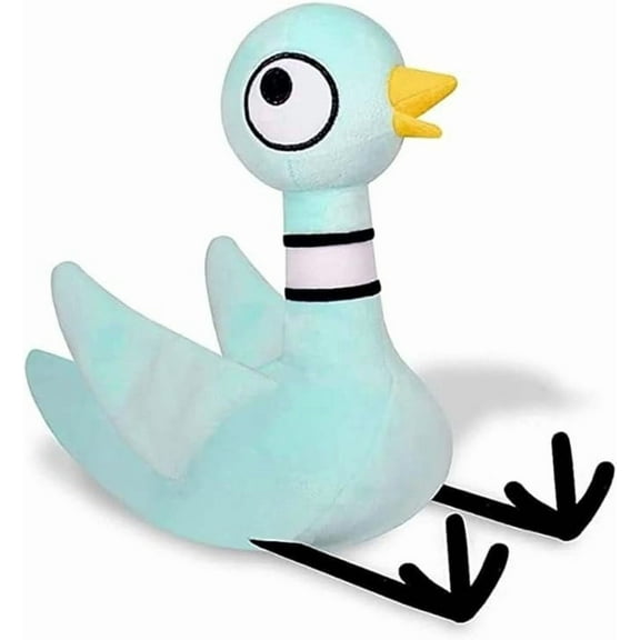 Don't Let The Pigeon Drive The Bus Plush 12 Mo Willems s Stuffed Animal Plushs Soft Stuffed Bird Kids Toys Boy Girl Home Decor Adorable Ultra-Soft Classics Comfort