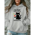 thumbnail image 1 of Let Me Pour You s Women's Plus Size Hooded Sweatshirt - Funny Sassy Quote & Black Cat Graphic Print, Vibrant Pink Casual Pullover with Pockets, Cozy Fall Winter Long Sleeve Hoodie, Sweaters for s, Au, 1 of 9