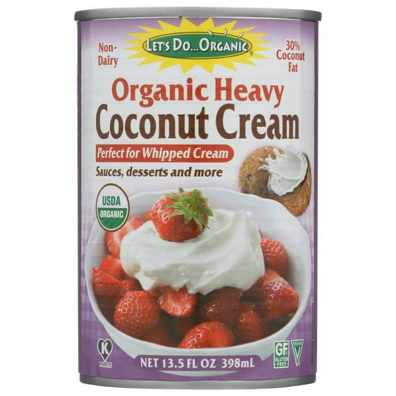 Let’S Do…Organic Heavy Coconut Cream, 13.5 Oz, Pack Of 12