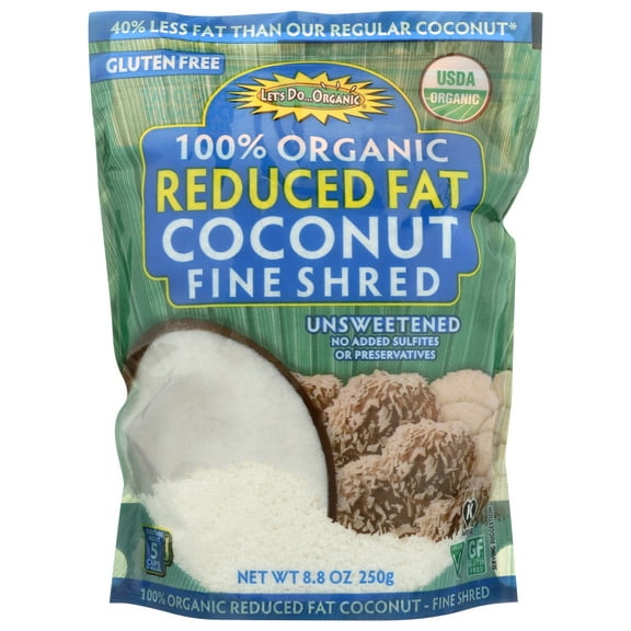 Let'S Do, Reduced Fat Fine Shredded Coconut, 8.8 Oz.