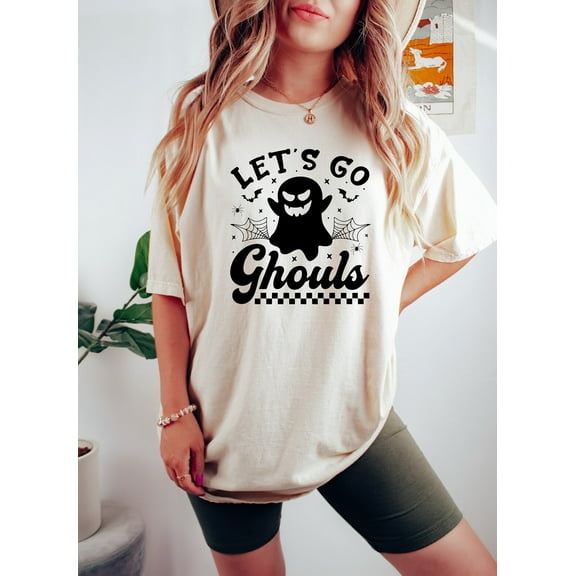 Let'S Go Squad Ghouls Shirt, Spooky Girls Sweater, Witch Shirt, Spooky Season Shirt, Party Shirt, Lets Go Ghouls