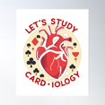 thumbnail image 1 of Let'S Study Card-Iology Poster Wall Art, Modern Wall Decor, 8x12 UNFRAMED, 1 of 3