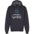 thumbnail image 1 of Let' Start Hanukkah Day Hoodie Men -Image by Shutterstock, Male 3X-Large, 1 of 2