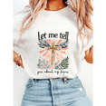 thumbnail image 1 of Unisex "Let Me Tell You About My Jesus" Tshirts Christian Graphic Tees Faith Based Short Sleeve Shirts Casual Tops for Religious Gift Idea Streetwear White,3XL, 1 of 6