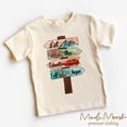 thumbnail image 1 of Let The Adventure Begin Toddler Shirt, Hiking Outdoors Adventure Kids Shirt TODDLER SHORT SLEEVE TEE BELLA CANVAS 3001T, 1 of 3