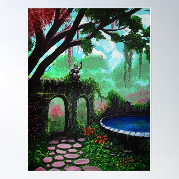 Let The Adventure Continue Poster Wall Art, Modern Wall Decor For Living Room Bedroom, 24x36 UNFRAMED