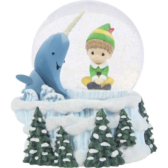 Precious Moments Let The Christmas Spirit Guide You Elf Musical Snow Globe