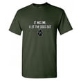 thumbnail image 1 of Let The Dogs Out Calming Thunder Costume Cooling Birthday Mom Funny Graphic T Shirt, 1 of 5