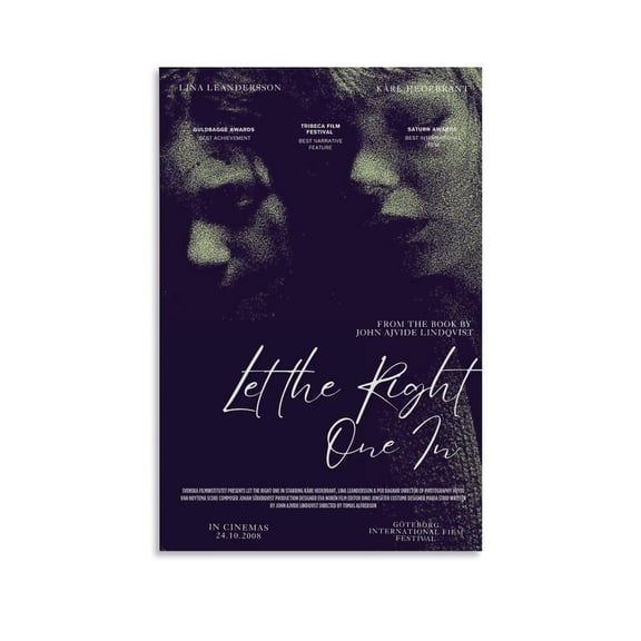 Let The Right One In Canvas Prints Bathroom Decor Surreal Wall Art Room Decor Poster