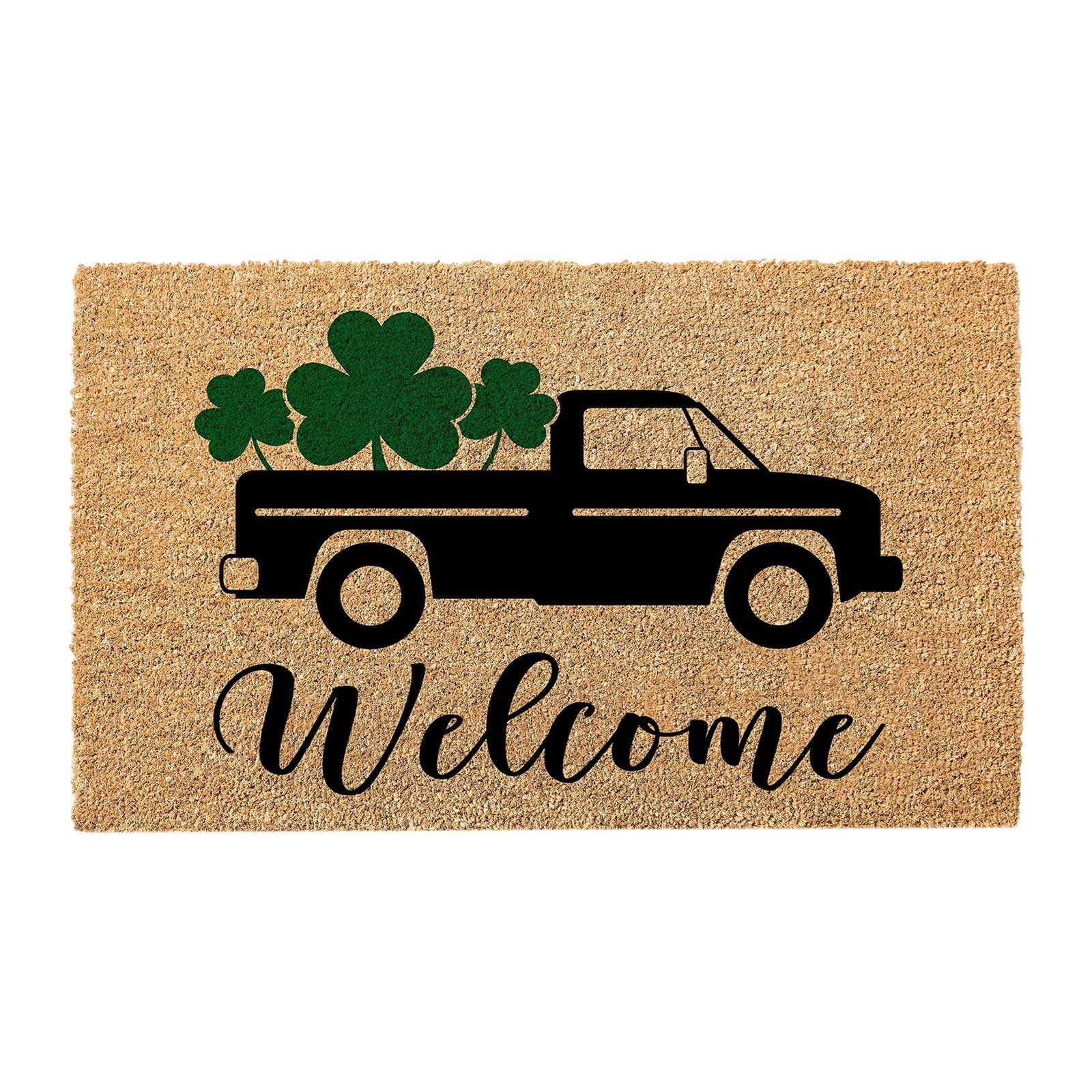 Let The Shenanigans Begin Doormat Irish Festival Housewarming Gift Door