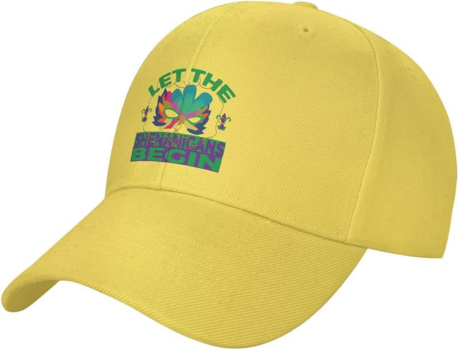 mardi gras baseball cap
