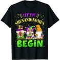 thumbnail image 1 of Let The Shenanigans Begin Mardi Gras Gnomes Men Women Kids T-Shirt, 1 of 3